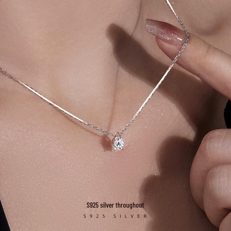 

Minimalist Water Drop Pendant Necklace - Women s Luxury Fashion Accessory