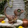 Realistic Dinosaur Figurine Resin Dinosaur Statue Weather-Resistant Outdoor Dinosaur Statue Decoration Home Sculpture Ornament