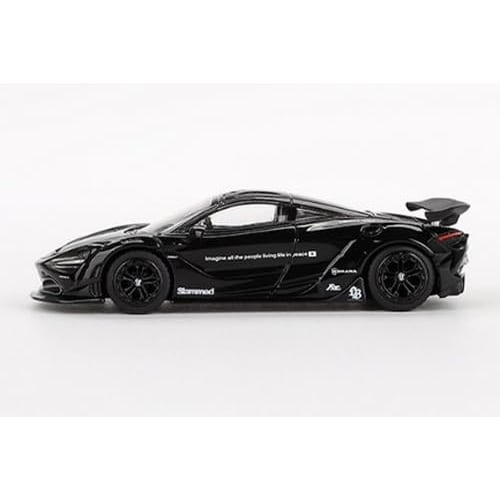 MINI GT X MiJo Exclusives 1/64 Scale McLaren 720S LBWorks Black (Left-Hand Drive) Finished Product