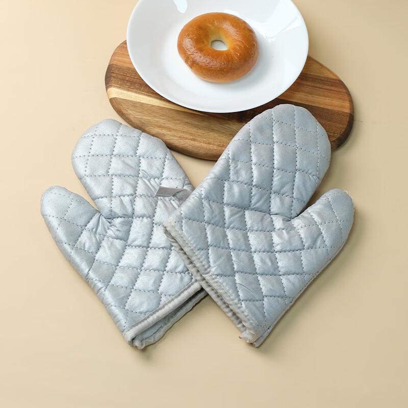 Ruhan Canvas Heat Resistant Oven Mitts