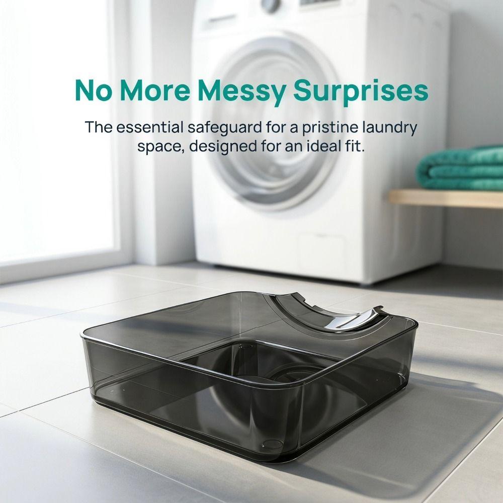 Leak-Proof Washing Machine Drain Tray Anti-Overflow Drain Pan Water Collection Box  Laundry Room