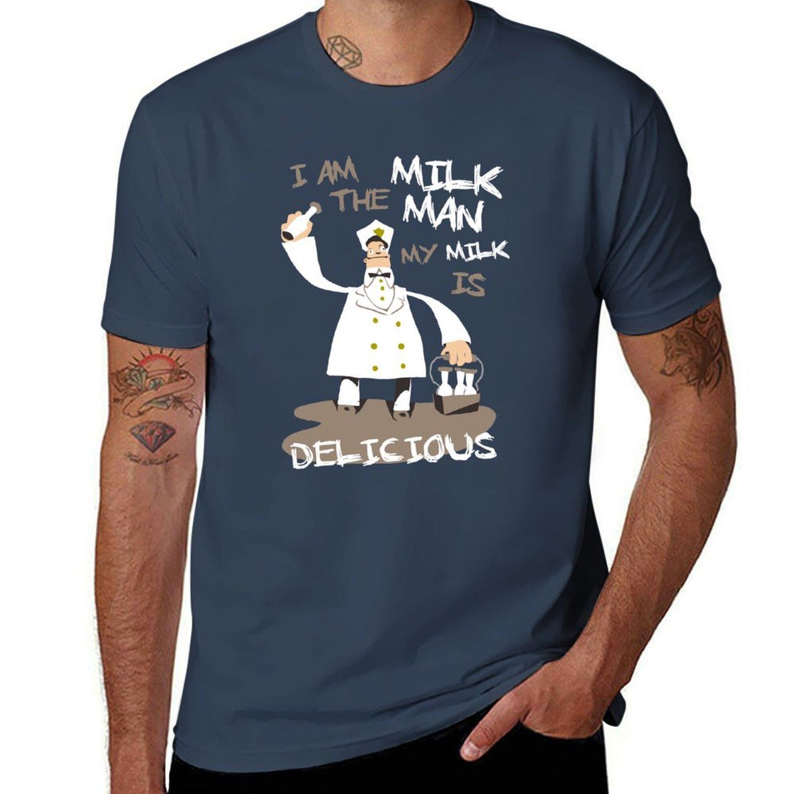 I am the milkUnisex my milk is delicious TShirt Casual Basic Street Style TShirt S