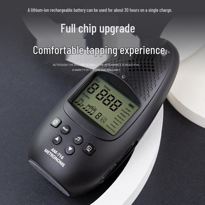 Anoma AM-716S Rechargeable Vocal Metronome for Piano, Guitar, and Drum Kit.