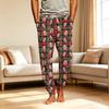 Men's Pajama Pants with Pockets - Casual Pants for Home Sleepwear