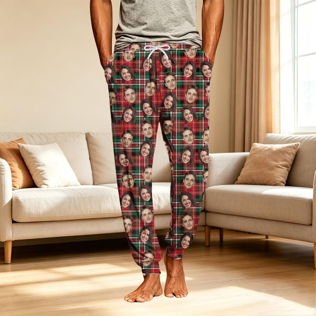 Men's Pajama Pants with Pockets - Casual Pants for Home Sleepwear