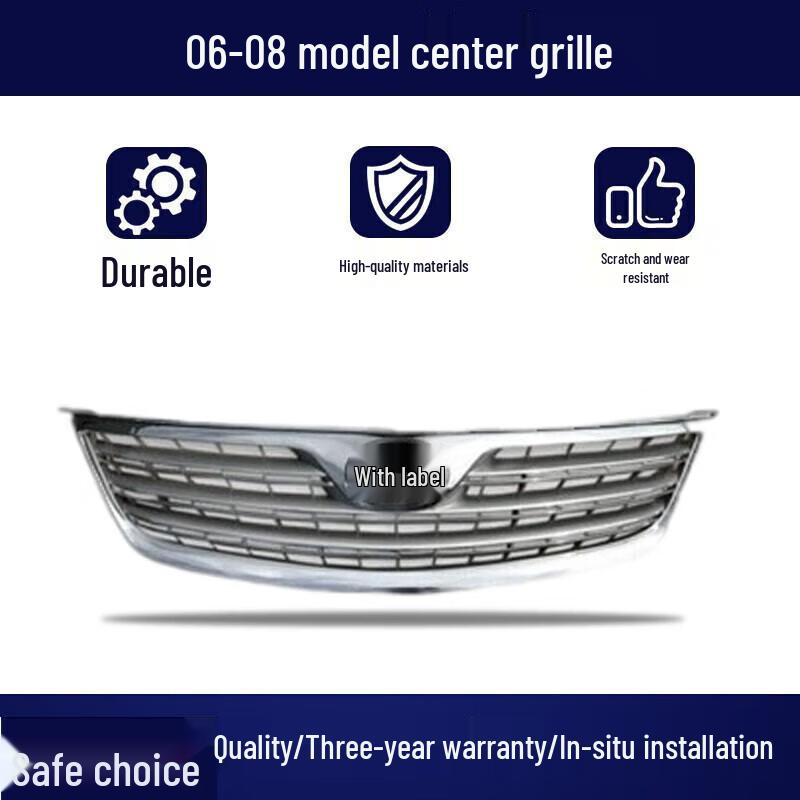 Front Middle Grille Assembly for 2006-2017 Toyota Camry - Classic Design