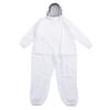 Bee Suit for Men Women Nylon Full Body Protective Beekeeping Outfit with Ventilated Hood for Beekeeper White