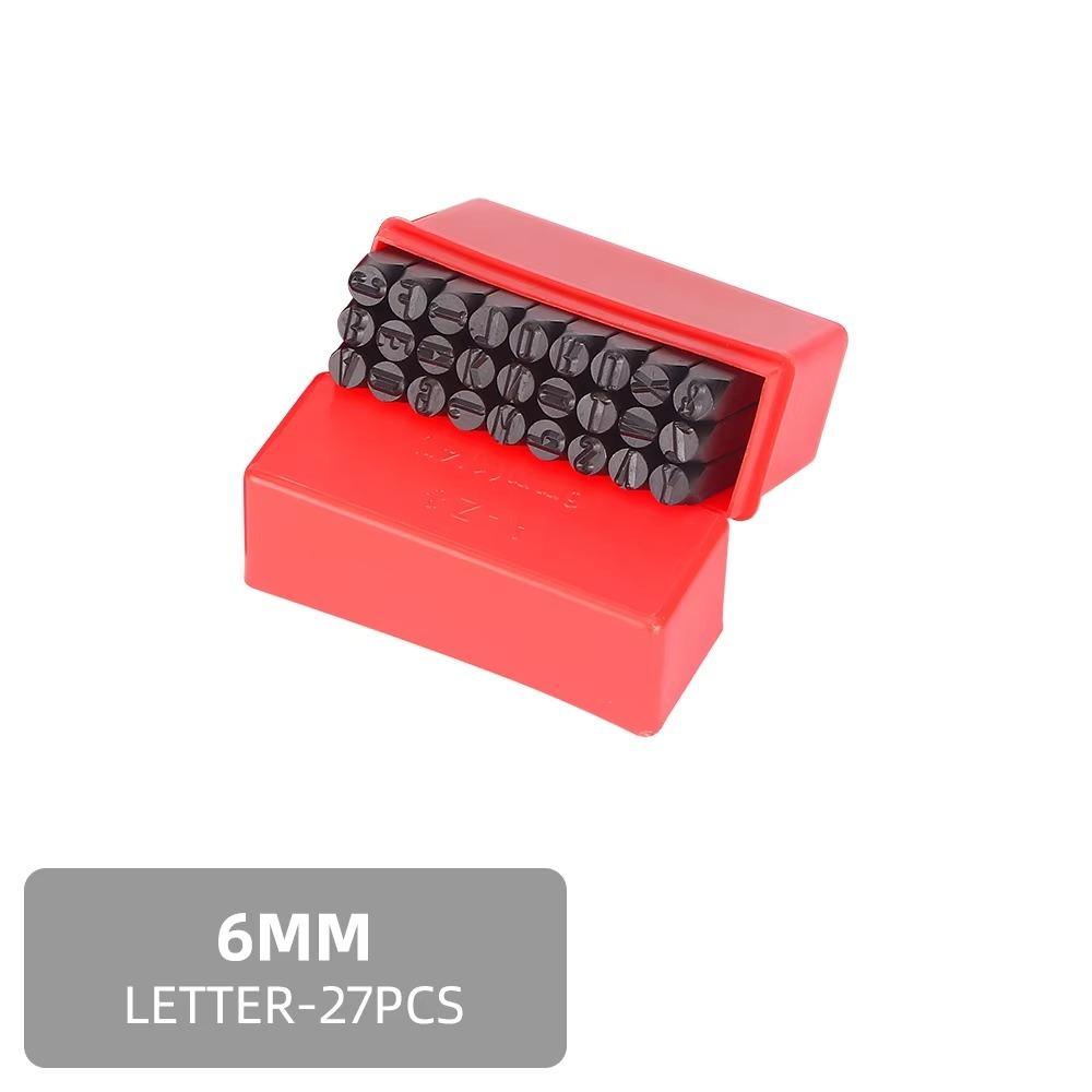 3-12.5 mm Digital Letter Stamp With Plastic Case Letter Stamp Punch Tools Leather Steel Punch