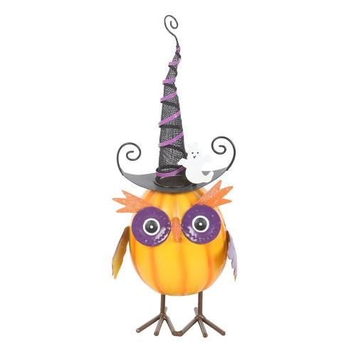 Something Different Metal Owl and Ghost Ornament