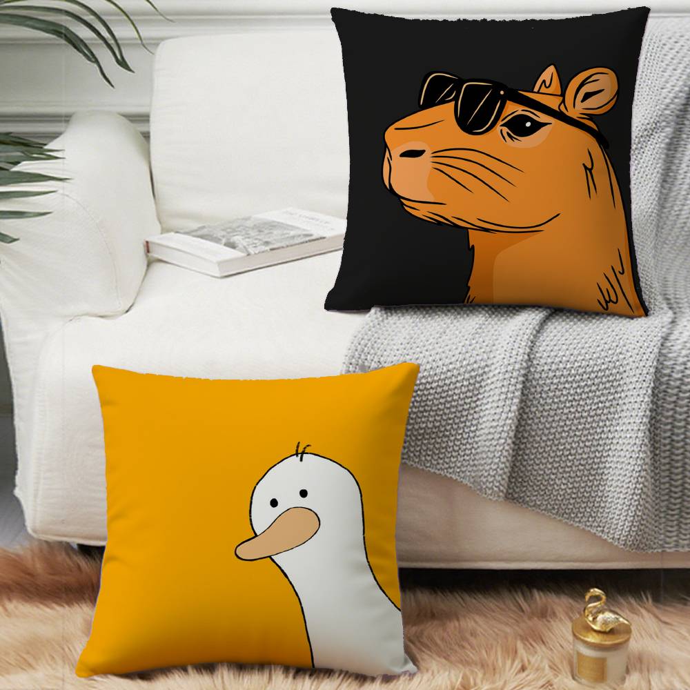 1PC cute cartoon animals Pillow Case Square  Bedroom Sofa Leisure Comfort Cushion Car Home Decoration