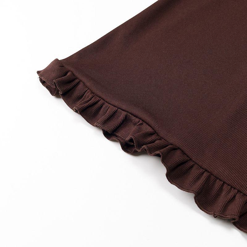 Kaslead New Arrival Women's Clothing Fashion Style Fashion Minimalist Silm Knitting Long Dress