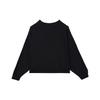 Nike Logo Printed Casual Round Neck Sweatshirt Women Sweatshirt Black DV8019-010