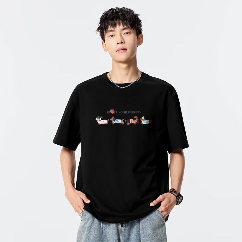 Fingercroxx Men's Cotton Graphic T-Shirt
