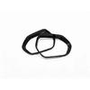 For Toyota Yaris XP210     ABS Car Rearview Mirror Rain Eyebrow Sequin Trims Sticker Car Decoration Accessories