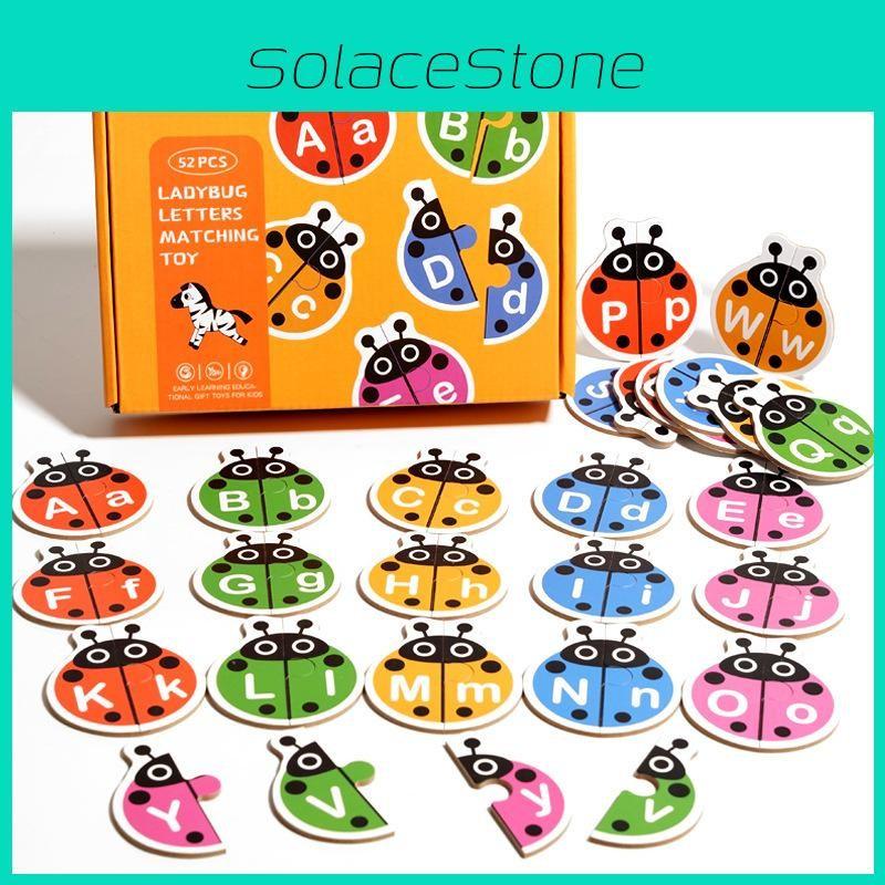 Match Alphabet Word Animal Cards Kids Educational Toy Toddler Enlightenment