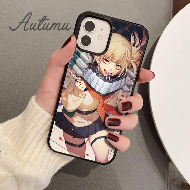Himiko Toga Boku No Hero Academia Phone Case for iPhone 11 12 13 14 Pro Max mini XR XS SE 2020 6S 7 8 Plus Samsung S21 S22 Cover