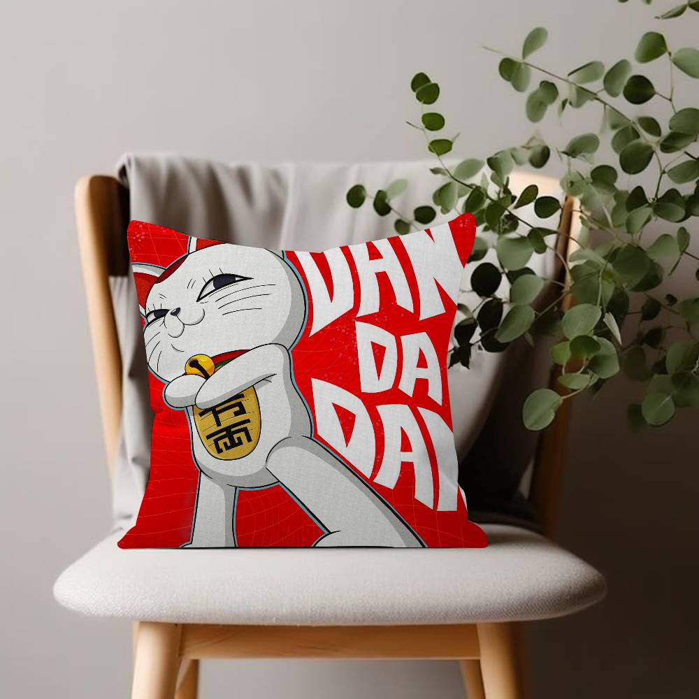 Manga anime TTurbo Granny cat couple Comfortable soft Pillow Case for Sofa cartoon kawaii Living Room Home office Decor Covers