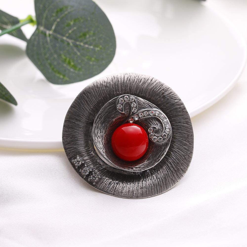 

Hot Brooch Premium Light Luxury Clothing Accessories Pin Jewelry Enamel Camellia Brooch Placket