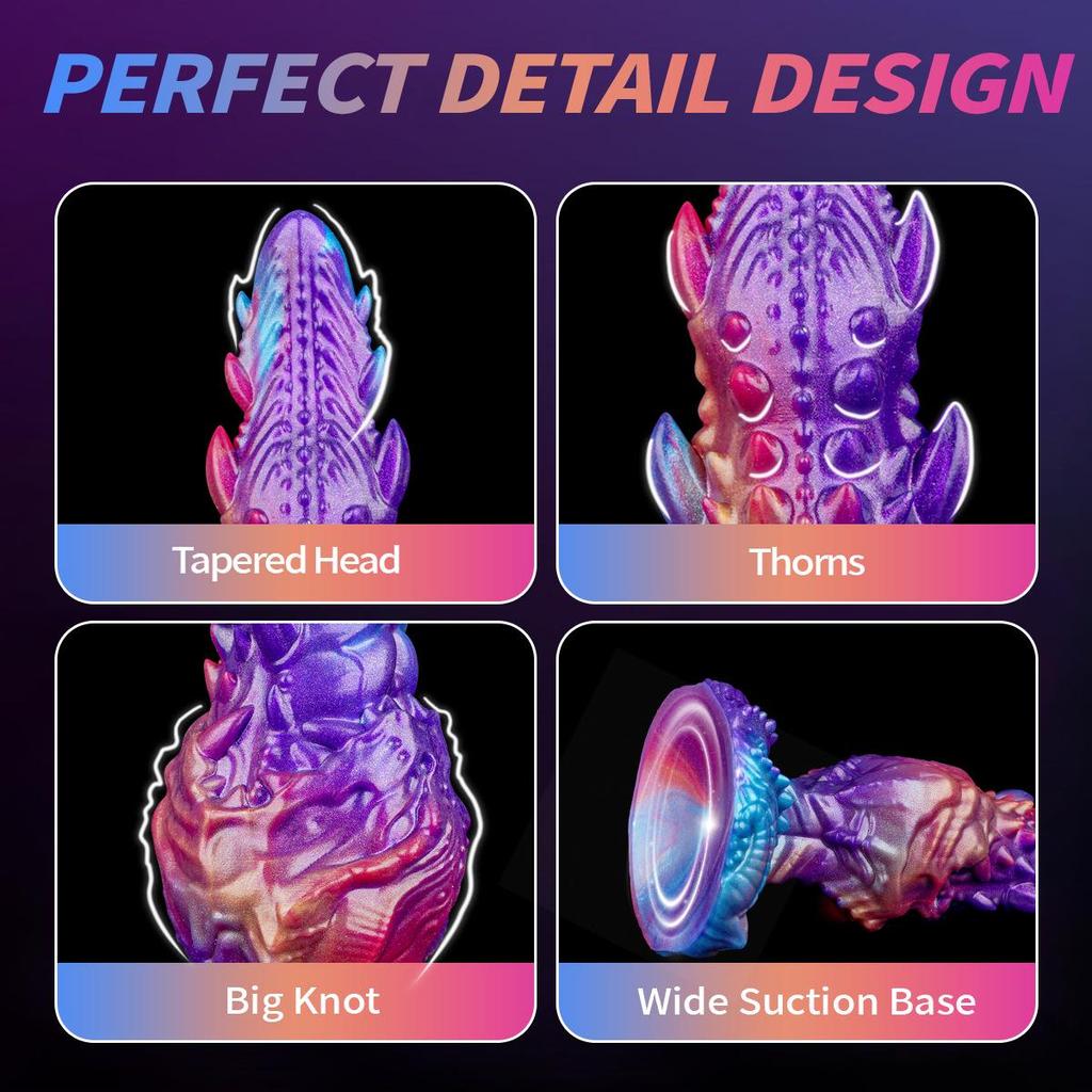 Fantasy Alien Silicone Anal Plug - Erotic SM Monster Toy