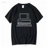 A1 Vintage 80s IBM Personal Computers On Campus T Shirt Adult XL Blue Mens Long or Short Sleeves Vintage Washed Graphic