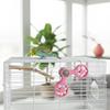 1Pcs Interactive Rotating Bird Toy Spinner Wheel Parrot Cage Entertaining Toy for Breeding Cage Chewing Exercise Toy