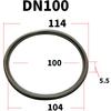 DN10/15/20/25/32/40/50-150 FKM Sealing Gasket Stirp For DIN Standard Weld Union Sanitary Homebrew