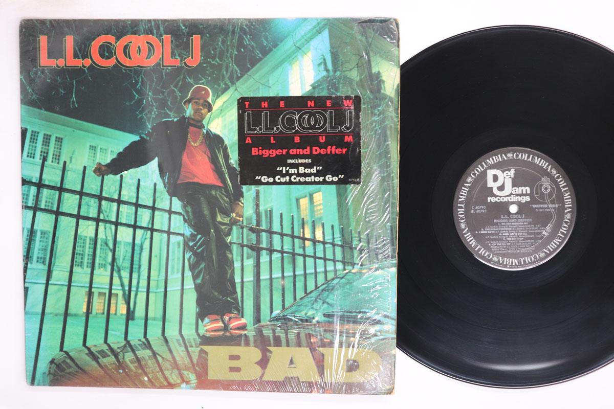 LP Record L.L. COOL J  Bigger And Deffer Bad C40793 DEF JAM 1987 US Rap  HipHopRB Used