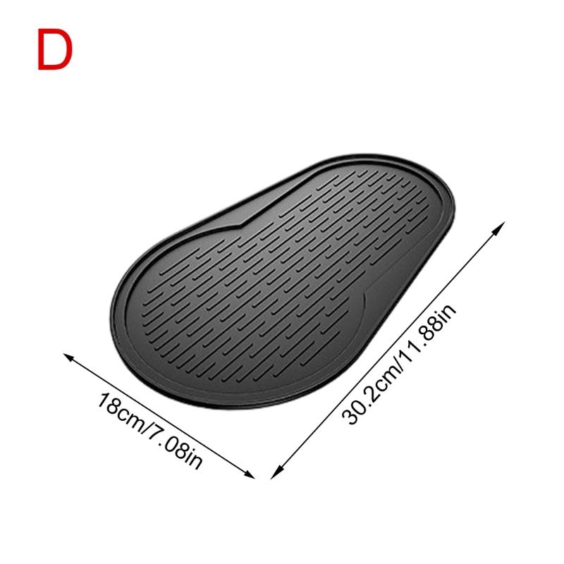 Various Device Anti Slip Silicone Mat Elastic Sodas Carbonator Mat for Sodas Machine Bases Secure Grip Easy Installation