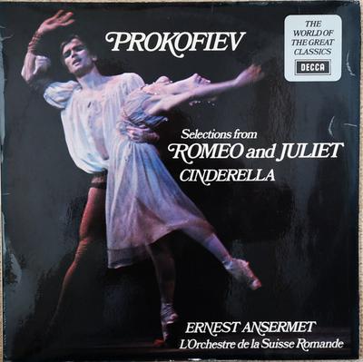 LP plat SERGEI PROKOFIEV, ERNEST ANSERMET,  - Výbery z Rómea a Júlie :  SPA226 Decca 1972 UK Klasická Použitá