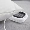 Portable Vibrating Alarm Clock with 1800mAh Battery, Dual Alarm, 3 Level Vibration, Child Lock, DST, for Heavy