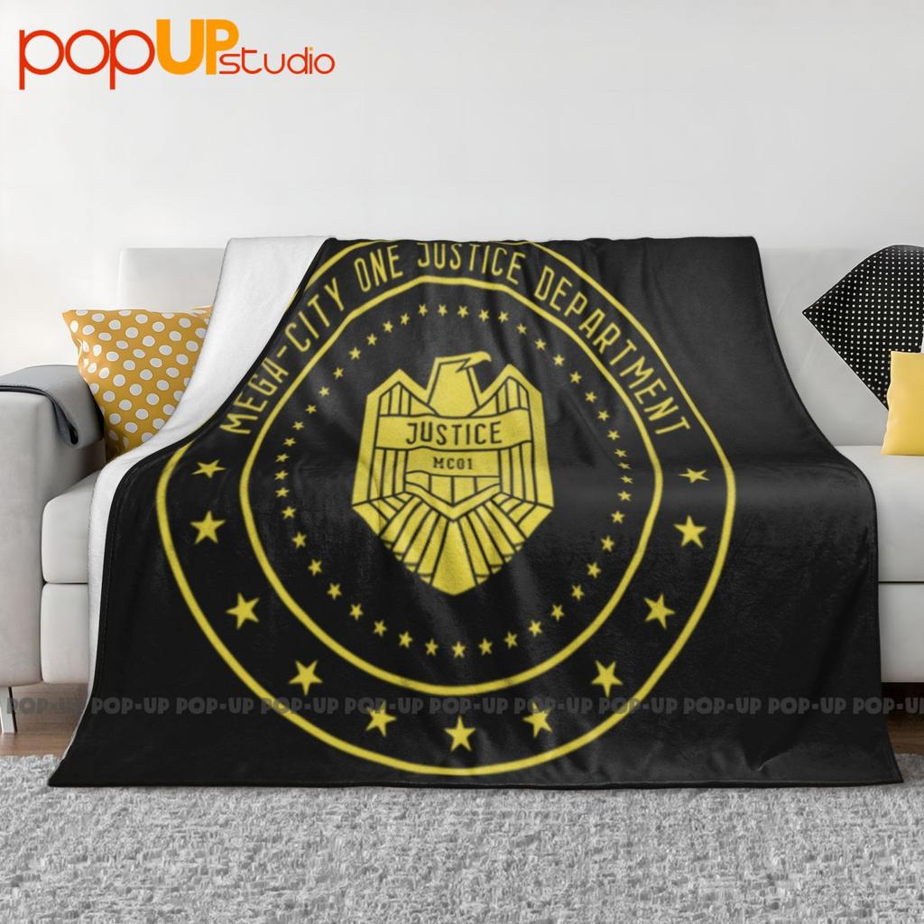 Mega City One Justice Dept Logo Ii - Judge Comic Dredd Department Eagle Ultra-Soft Blanket Quilt Winter Sofa Cover Bed Covers