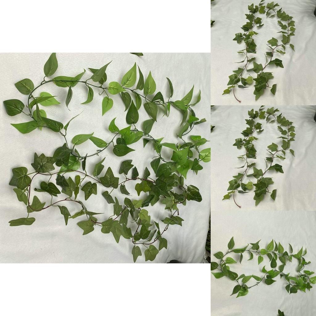 Green Vine Wall Art With Faux Plant Silk Screen Tape Ideal For Indoor Garden Decor