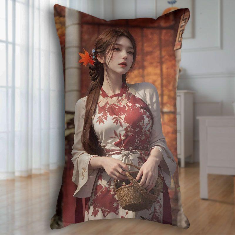 Anime Student Dormitory Room Bedroom Sleeping Pillow Sofa Decorative Cushion
