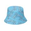 Versatile Style Hat Printing Womens Sunshade Short Brim Fishermans Hatscaps
