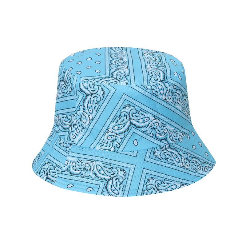 Versatile Style Hat Printing Womens Sunshade Short Brim Fishermans Hatscaps