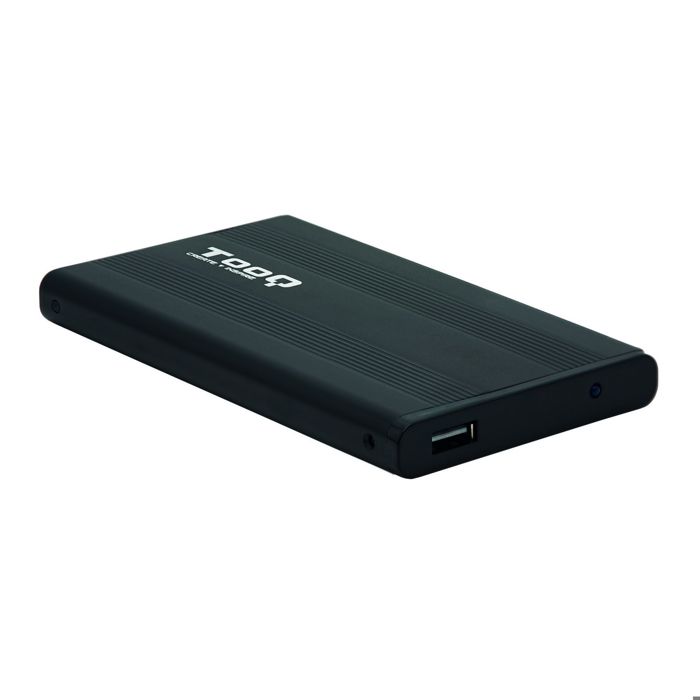 Externes Gehäuse - TooQ - TQE-2510B - 2,5' Sata Festplatte USB 2.0 - Schwarz