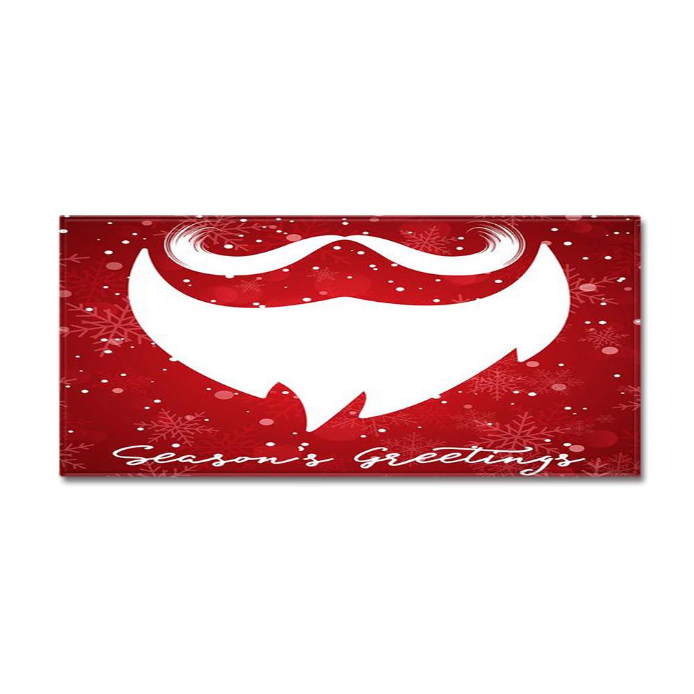 Christmas Kitchen Sand Carpet Doormat Long Floor Mat