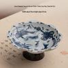 Chinese Ceramic High-Foot Serving Plate