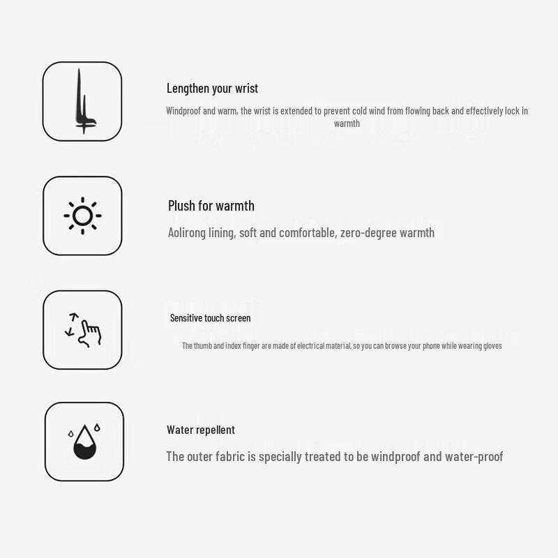 Zechao 313 Flip-Finger Touchscreen Cycling Gloves