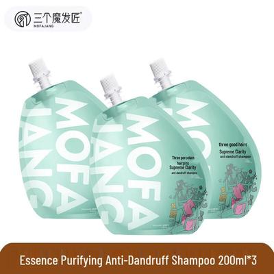 Three Magicians Essential Pure Anti-Dandruff Shampoo (3x200ml Pack)