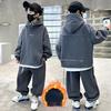 Sportieve Kinder Hoodie Herfst Set - Trendy Jongens Lente/Herfst Stijl voor Middelgrote & Grote Kinderen 2026