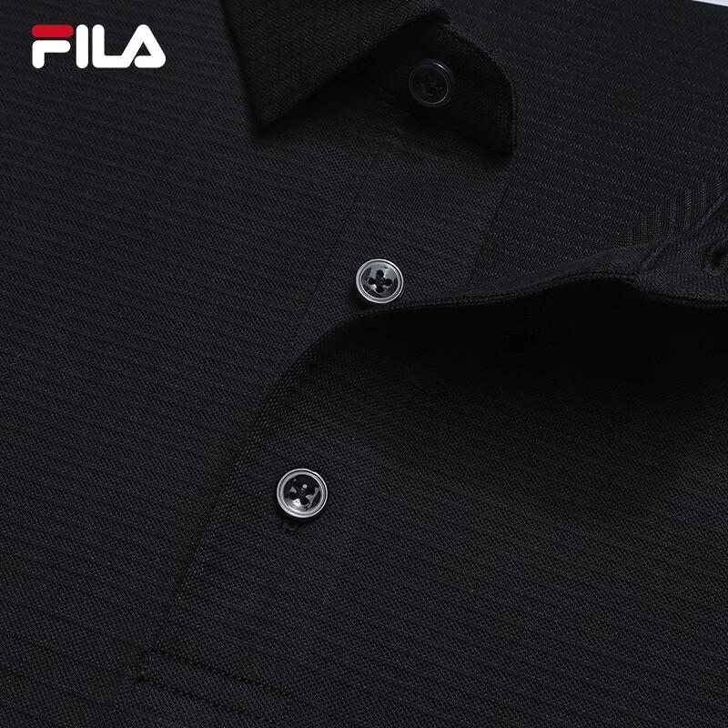 FILA Men's Knit Short Sleeve Polo Shirt