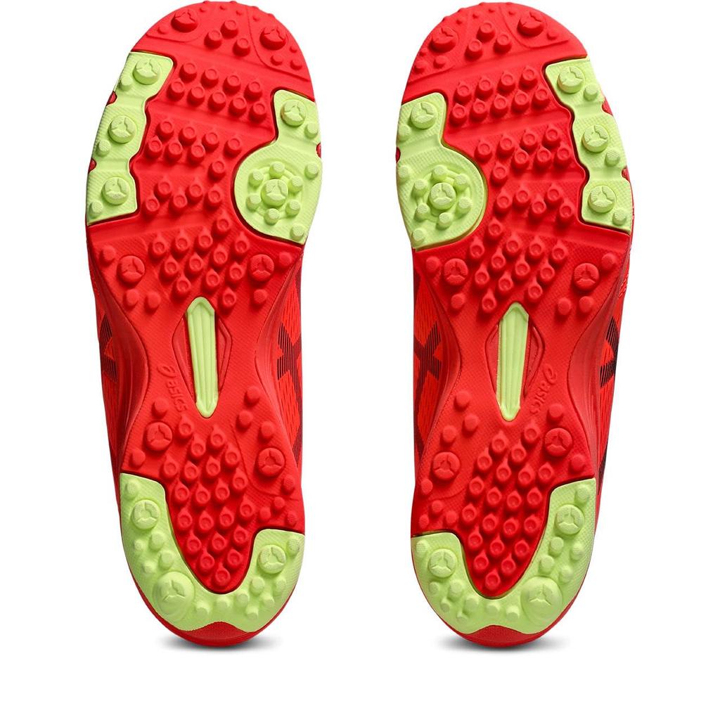 Asics DS LIGHT JR GS TF Soccer Shoes Size 600 Size 2E (1104A053), Unisex, (Flash Red/Black), 24.0 Cm,