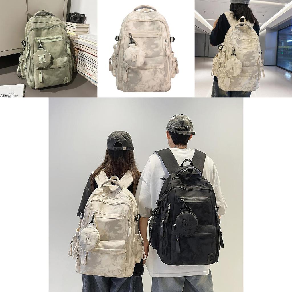Nylon Casual Travel Backpack For Men And Women With Padded Shoulder System For Daily Use
