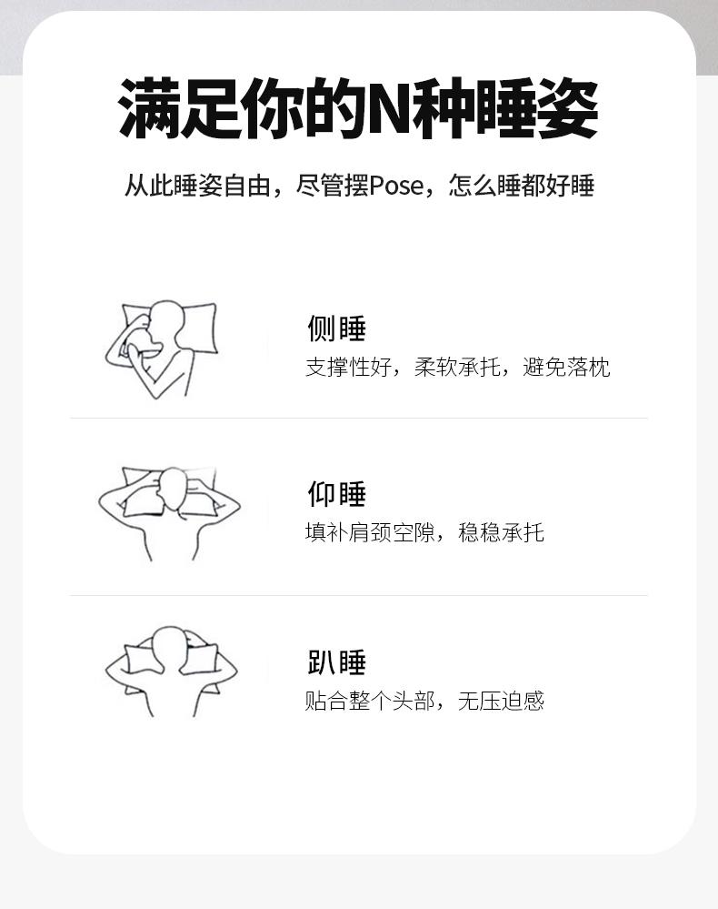 Clever plan: 0 pressure deep sleep memory pillow, slow rebound memory cotton pillow core, adult pillow, student pillow