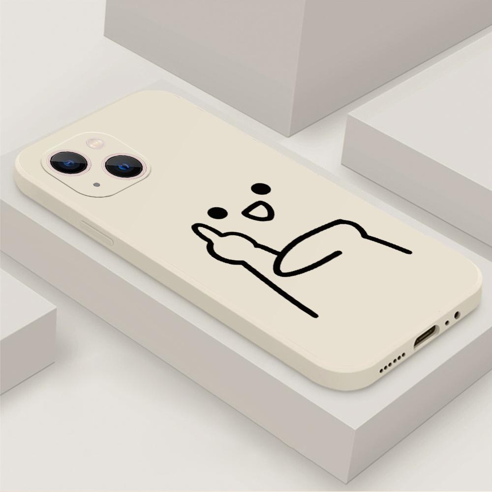 Explosive stickman anti-drop mobile phone case 16promax protective case 14 personality 13 mobile phone case Apple case 17