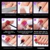 120pcs New Dual Forms Toe Nail Mold Acrylic Full Cover Poly Nail Gel Molds Toenail Top Forms For Extension
