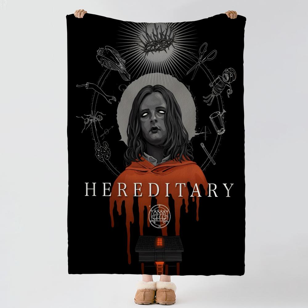 movie H-Hereditary-Y Throw Thick Comfort Flannel Quilt, Multi-scene Use Indoor Outdoor Daily Nap