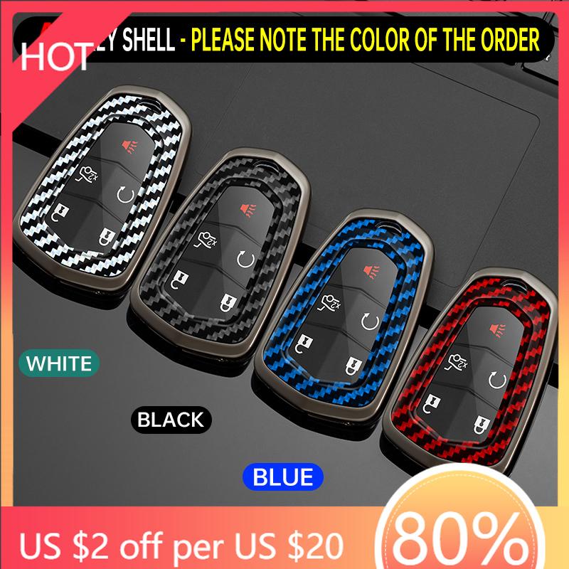 Styling Mouldings Alloy Car Remote Key Case Cover Protect Shell Bag For Cadillac ATS XTS XT5 XT4 CT6 XT6 CTS DTS ESV STS ELR Esc