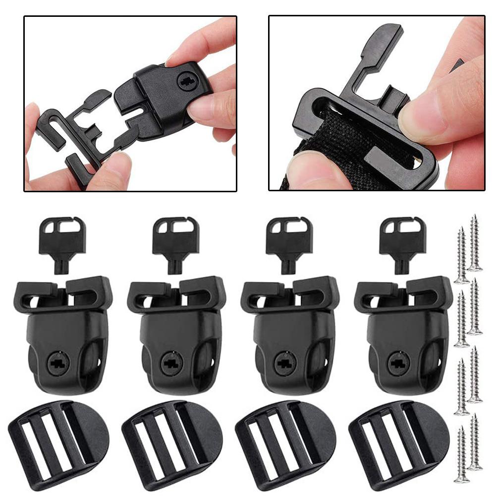 Practical Spa Latches Slides 4pcs Broken Latch Clip Lock Key Accessories Hardware Plastic Pools Spas Repair Kit